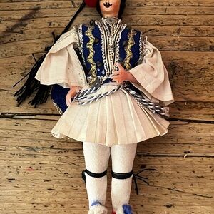 Vintage Greek Guard Souvenir Doll c. 1960’s